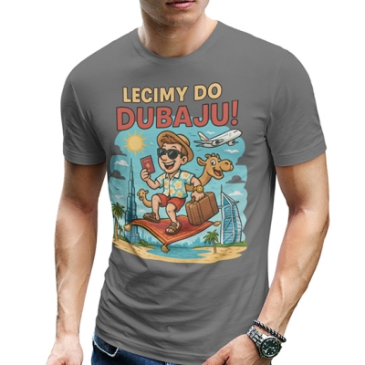 KOSZULKA  WAKACYJNA Lecimy do Dubaju